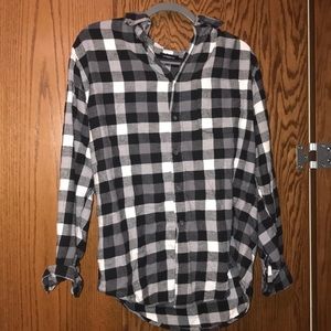 Black and white flannel